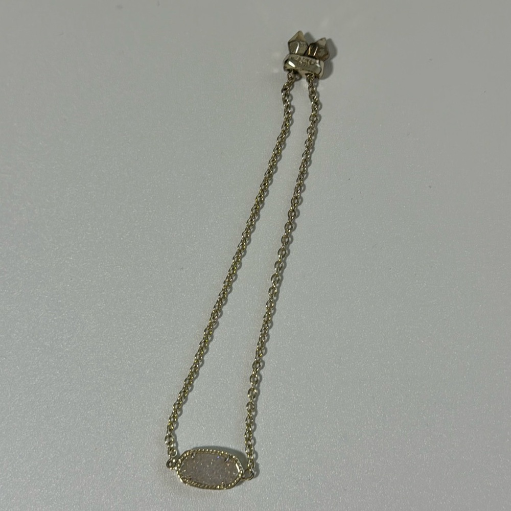 Kendra Scott Gold Iridescent Drusy Elaina Bracelet